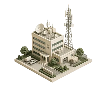 Mockup of communications sector