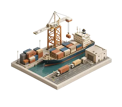 Mockup of transportation sector